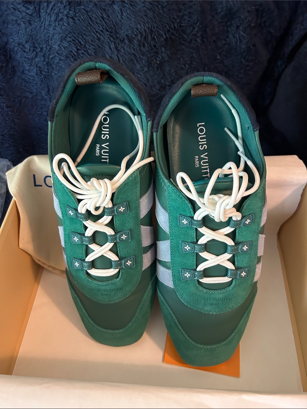 Louis Vuitton sneakerina green